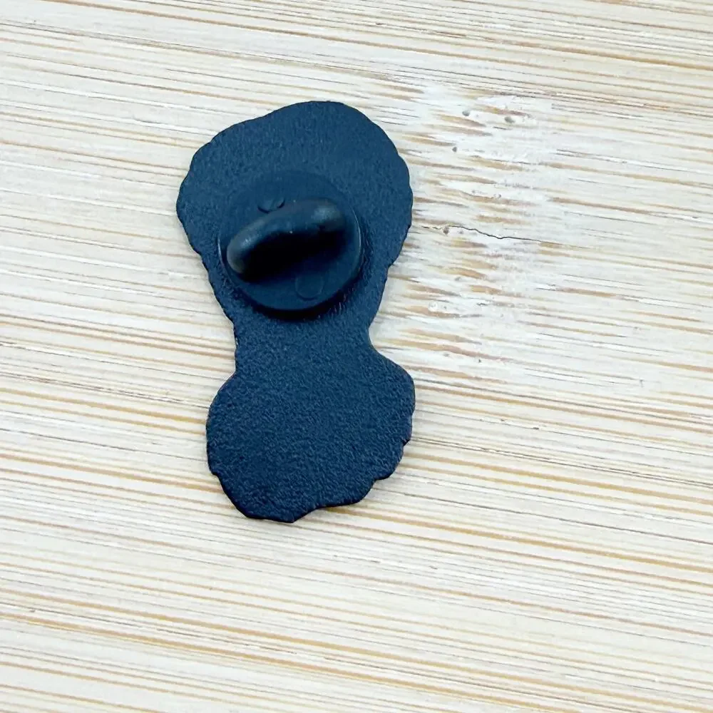 Statue Wearing 3D Glasses Soft Enamel Pin